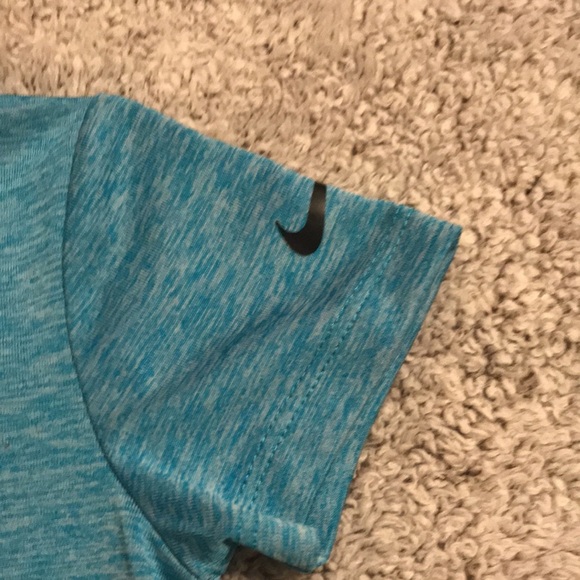 Nike Dri Fit Blue and White T-shirt Size 18MOS - Picture 2 of 6